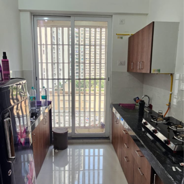 Kitchen in 2 BHK Apartment at Lodha Splendora, Bhayandarpada – for Rent