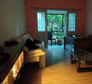 Living Room in 2 BHK Apartment at Sudhir Aakash, Karve Road – for Rent