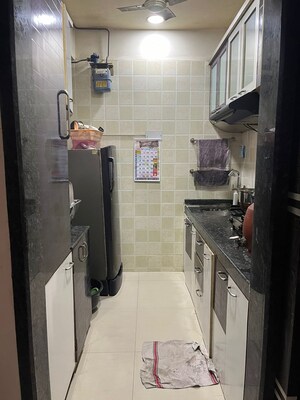 Kitchen in 2 BHK Apartment at Mahavir Varsha, Ghansoli – for Rent