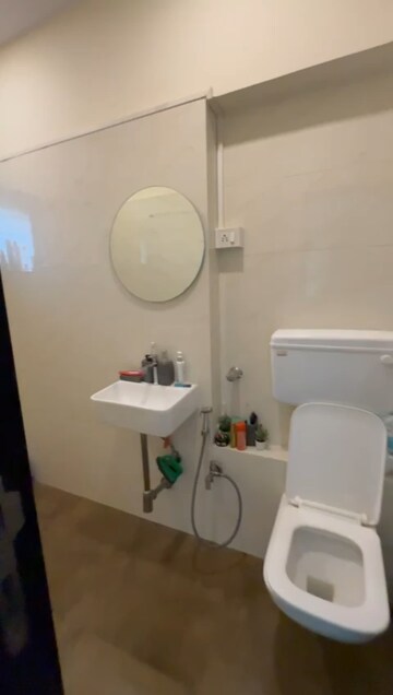 Bathroom in 1 RK Apartment at Rushi The Kollage, Andheri East – for Rent