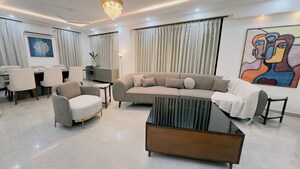 Living Room in 4 BHK Builder Floor at Anand Niketan – for Rent