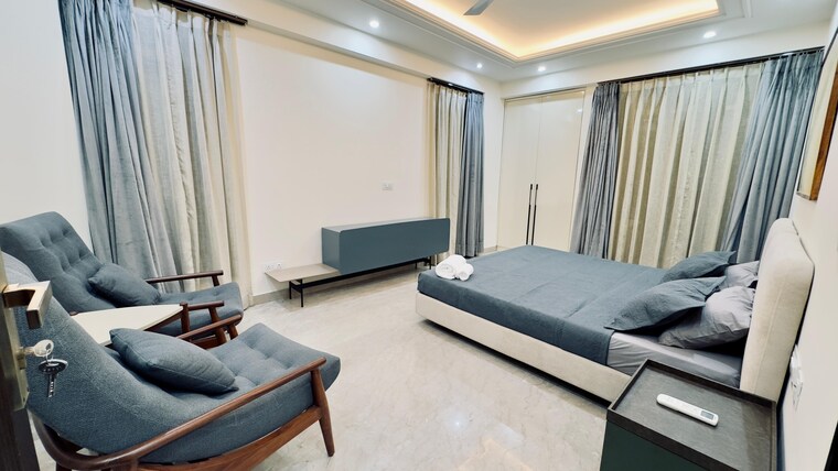 Master Bedroom, anand niketan 4 Bedroom 2700 Sq.Ft. Builder Floor In Anand Niketan Delhi 9312129