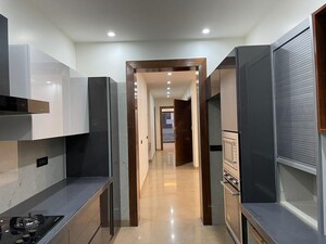 Kitchen in 4 BHK Builder Floor at RBC II, Sushant Lok I – for Rent