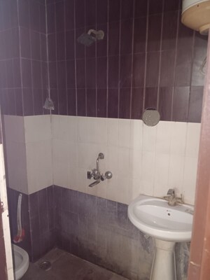 Bathroom in 1 BHK Builder Floor at Panchsheel Vihar – for Rent