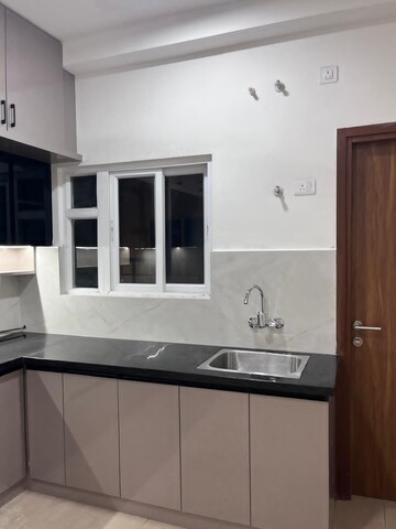 Kitchen in 3 BHK Apartment at Rajapushpa Provincia, Narsingi – for Rent