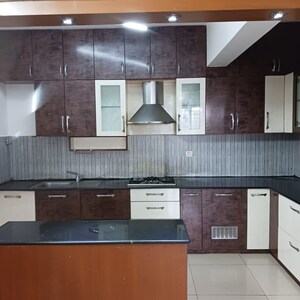 Kitchen in 4 BHK Apartment at Ozone Evergreens, Haralur Road – for Rent