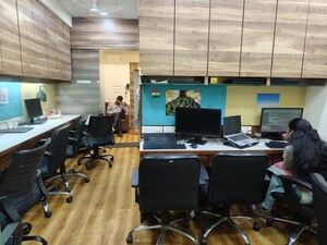 Team Area in  Office Space at Real Tech Park, Vashi Sector 30a – for Rent