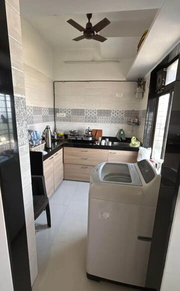 Kitchen in 1 BHK Apartment at Radha Sadan Bhayander, Bhayandar West – for Rent