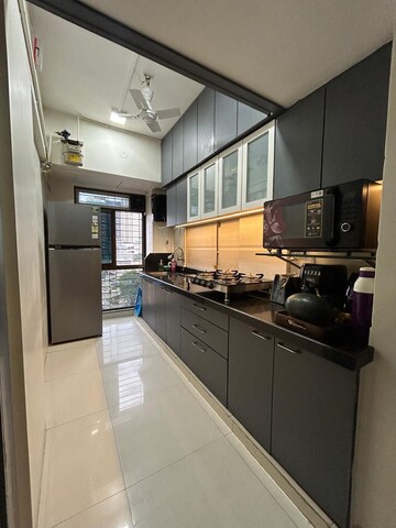 Kitchen in 1 BHK Apartment at Om Heights Malad, Malad East – for Rent