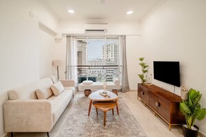 Living Room in 3 BHK Apartment at Hiranandani Gardens Eldora, Powai – for Sale