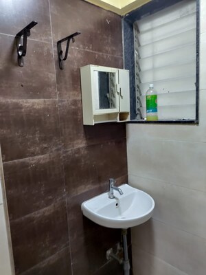 Bathroom in 1 BHK Apartment at Ajanta Ellora, Dahisar East – for Sale