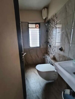Bathroom in 1 BHK Apartment at Star Manor, Bhayandar East – for Rent