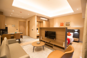 1 RK Apartment For Rent in Paras Square Service Apartments, Sector 59