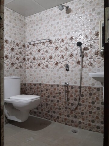 Bathroom in 3 BHK Apartment at CMRS Lotus, Whitefield – for Rent