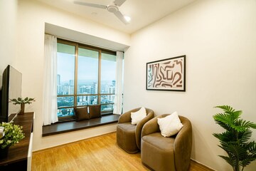 Living Room in 2.5 BHK Apartment at Oberoi Garden City, Goregaon East – for Sale
