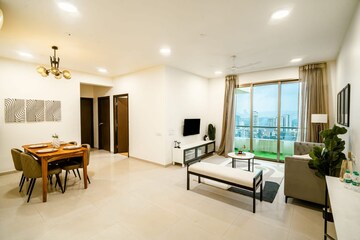Living Room in 2.5 BHK Apartment at Oberoi Garden City, Goregaon East – for Sale