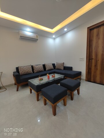 Living Room in 3 BHK Builder Floor at Pari International Enlighten Homes, Sector 45 – for Rent