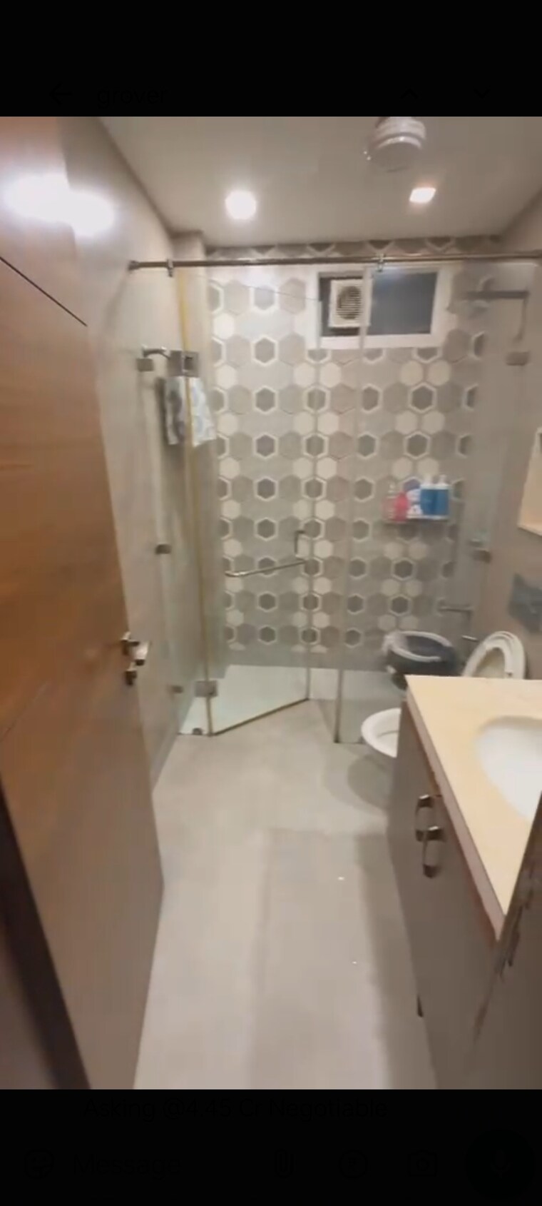 Bathroom, greater kailash part 3 3 Bedroom 217 Sq.Ft. Builder Floor In Greater Kailash Part 3 Delhi 9312419