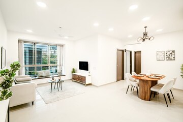 Living Room in 2.5 BHK Apartment at Oberoi Garden City, Goregaon East – for Sale