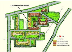 Master Plan in 2 BHK Apartment at Omaxe Heights, Sector 86 – for Rent