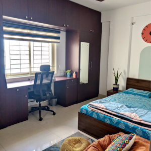 Bedroom in 3 BHK Apartment at SGR Lavilla, Sarjapur Road – for Rent