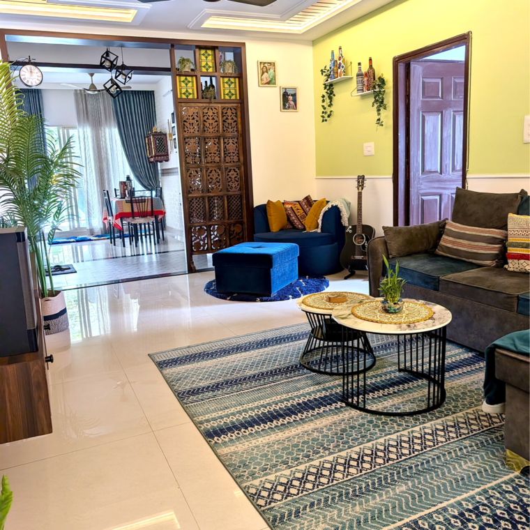 Living Room, sgr-lavilla 3 Bedroom 1550 Sq.Ft. Apartment In Sarjapur Road Bangalore 9312373