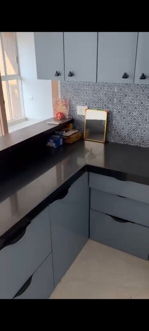 Kitchen in 2 BHK Apartment at Lodha Crown Quality Homes, Majiwada – for Rent