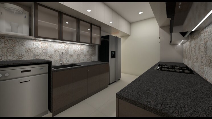 Kitchen, prestige-beverly-hills 4 Bedroom 2708 Sq.Ft. Apartment In Kokapet Hyderabad 9312369