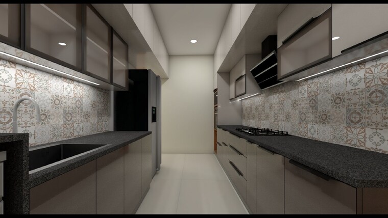 Kitchen, prestige-beverly-hills 4 Bedroom 2708 Sq.Ft. Apartment In Kokapet Hyderabad 9312369
