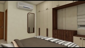 Bedroom in 4 BHK Apartment at Prestige Beverly Hills, Kokapet – for Rent