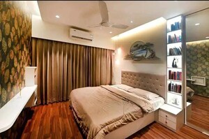 Master Bedroom in 3 BHK Apartment at Raj Heritage 1, Mira Road – for Rent