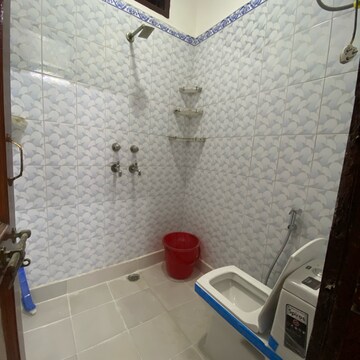 Bathroom in 2 BHK Builder Floor at Chattarpur – for Rent