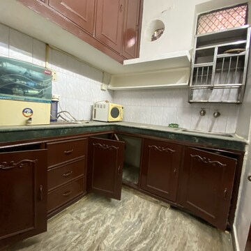 Kitchen in 2 BHK Builder Floor at Chattarpur – for Rent