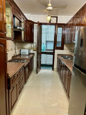 Balcony in 3 BHK Builder Floor at Defence Colony – for Rent