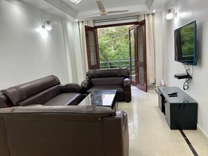 Living Room in 3 BHK Builder Floor at Defence Colony – for Rent