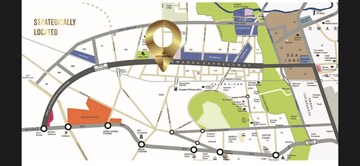 3 BHK Apartment – Map Location View at Hero Homes Palatial, Sector 104 - for Sale