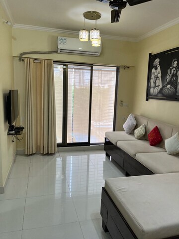 Living Room in 2 BHK Apartment at Sethia Sea View, Goregaon West – for Sale