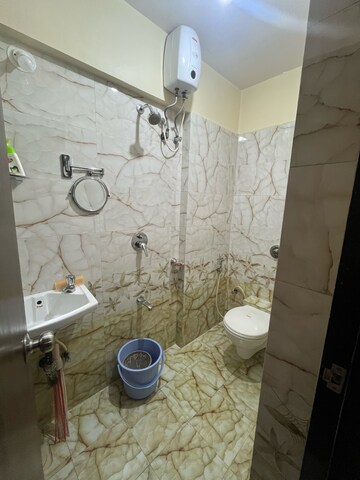 Bathroom in 2 BHK Apartment at Sethia Sea View, Goregaon West – for Sale