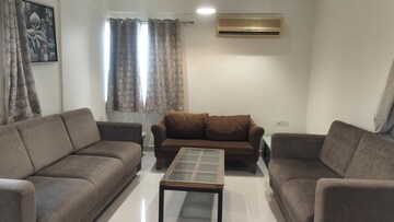 Living Room in 4 BHK Apartment at Banjara Hills – for Rent