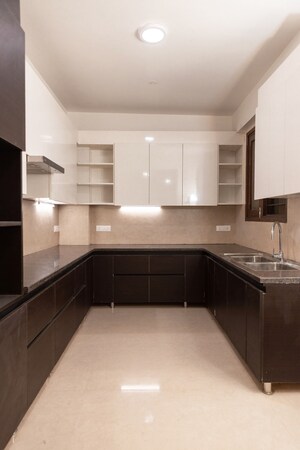 Kitchen in 4 BHK Builder Floor at Palm Residency Chhatarpur, Chattarpur – for Rent