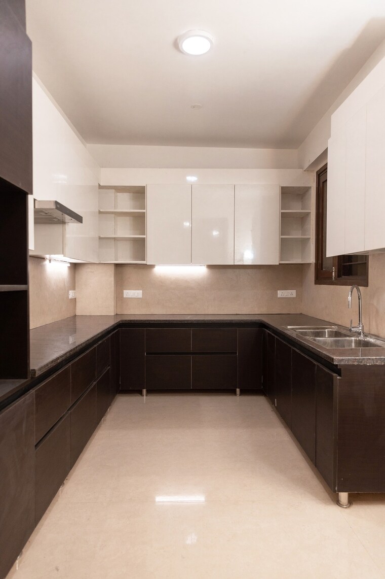 Kitchen, palm-residency-chhatarpur 4 Bedroom 1800 Sq.Ft. Builder Floor In Chattarpur Delhi 9312498