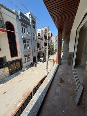 Balcony in 3 BHK Builder Floor at Sainik Colony – for Sale