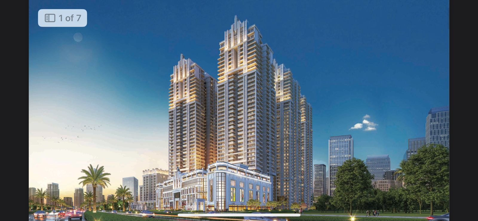 4 BHK + Servant Room 3460 Sq.Ft. Apartment in Hero Homes Palatial