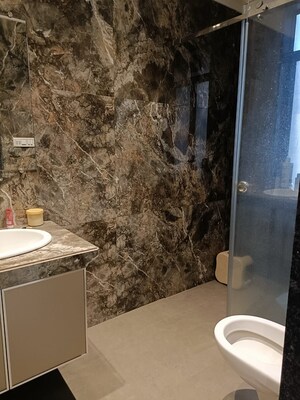 Attached Bathroom in 3 BHK Apartment at Vasant Kunj, Santacruz West – for Sale