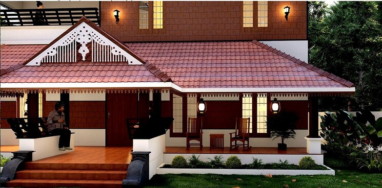 Exterior View, canara bank colony 3 Bedroom 2000 Sq.Ft. Independent House In Canara Bank Colony Palakkad 9312590