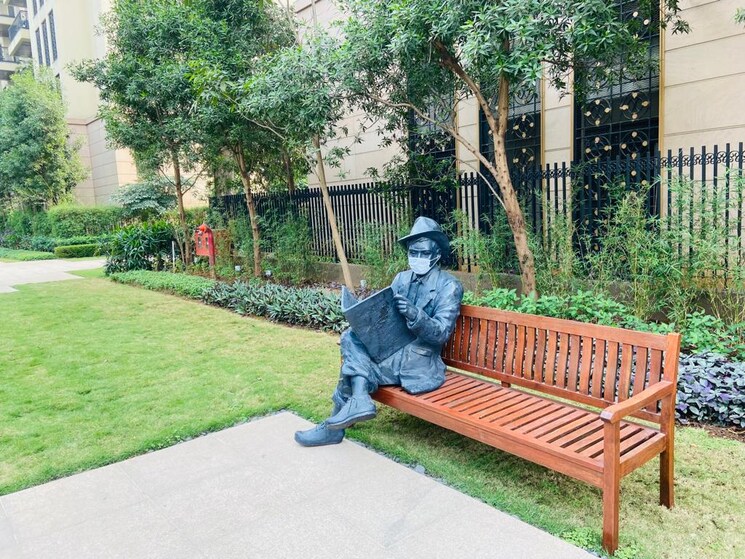 Garden, lodha-sterling 3 Bedroom 1266 Sq.Ft. Apartment In Kolshet Road Thane 9312616