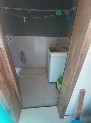 Bathroom in 2 BHK Apartment at Bhandari 7 Plumeria Drive, Tathawade – for Rent