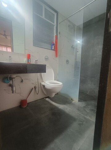 Bathroom in 2 BHK Apartment at Bhandari 7 Plumeria Drive, Tathawade – for Rent
