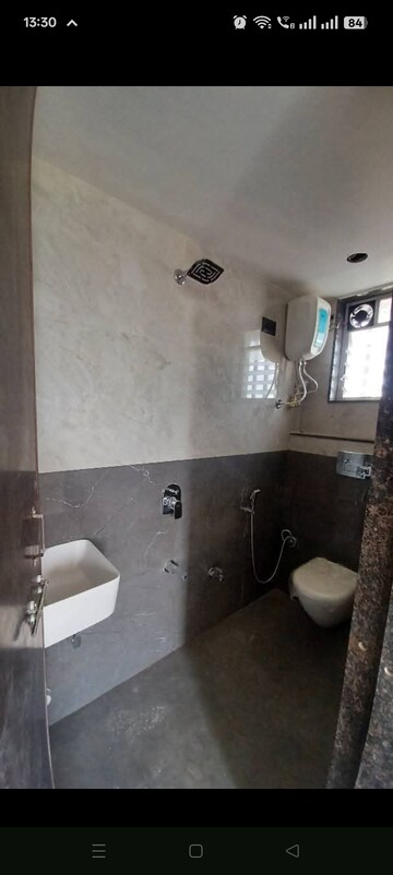 Bathroom in 2 BHK Apartment at Omkar CHS Ulwe, Ulwe – for Rent