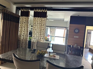 Dining area in 3 BHK Apartment at Jubilee Hills – for Rent